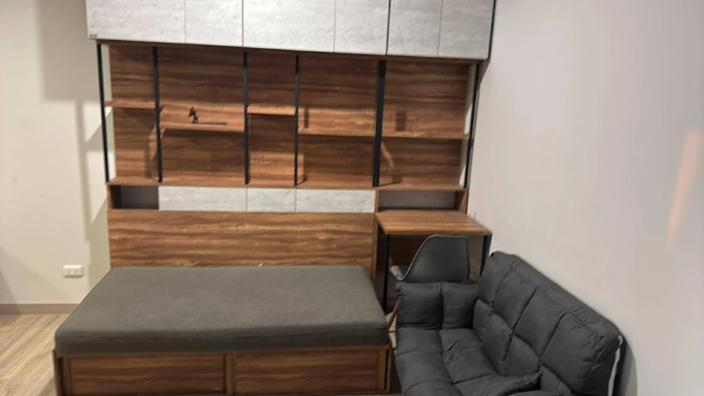 ให้เช่า The Crystal Condominium 2 ห้องชั้นสูง พร้อมเข้าอยู่ เฟอร์พร้อม ราคาดี หายากจองเลย