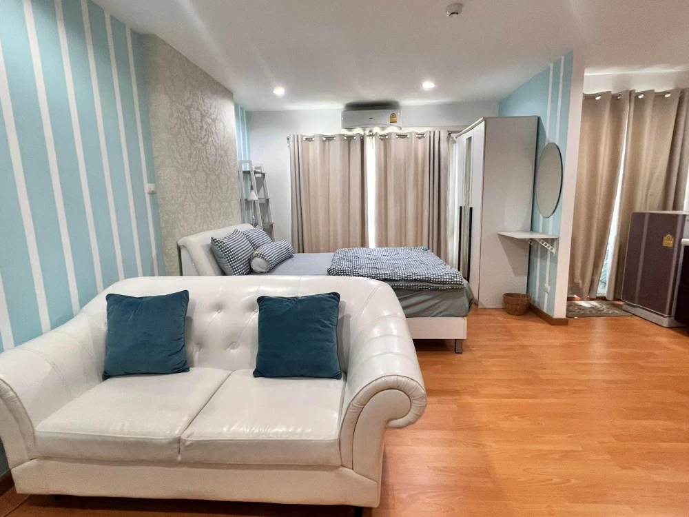 ให้เช่า  The Crystal Condominium 2 ห้องพร้อมอยู่ เฟอร์พร้อม ราคาสบายกระเป๋า จองเลยห้ามพลาด
