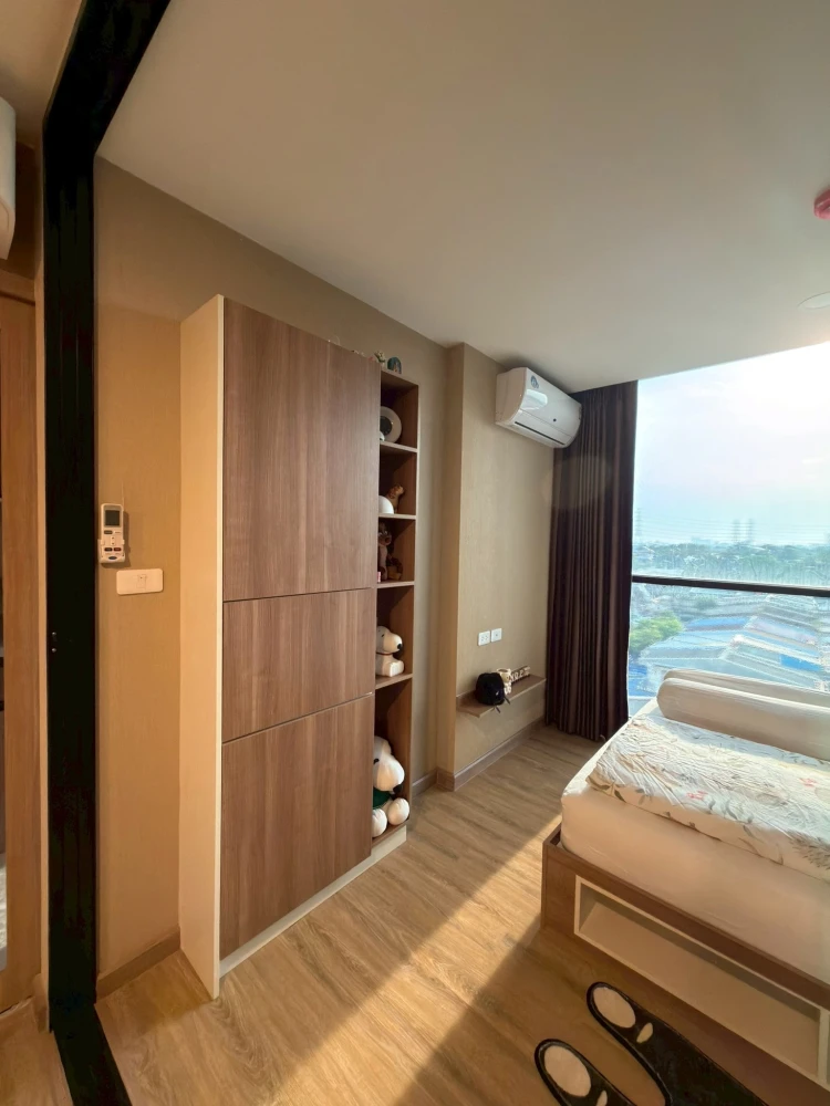 ให้เช่า The Cube South Chaengwattana 15/1 1 ห้องนอน 1 ห้องน้ำ ตกแต่งคุมโทน เฟอร์ครบ ไม่จองไหวหรอ
