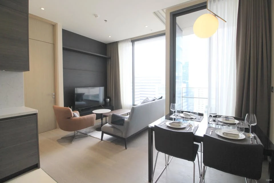ให้เช่า The Esse Asoke ห้องกว้างพื้นที่ใช้สอยเยอะ เพดานสูงโปร่งโล่ง ทำเลดี เดินทางสะดวก จองเลย