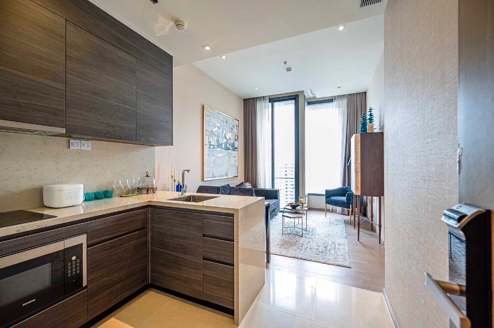 ให้เช่า The ESSE Asoke ห้องกว้าง มาพร้อมการตกแต่งที่ครบครัน สวย น่าอยู่ จองเลย