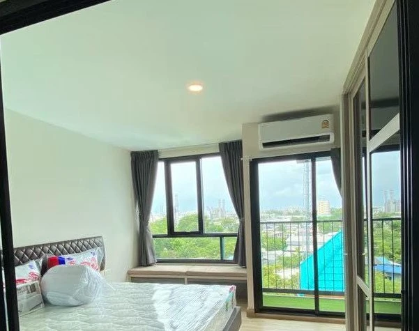 ให้เช่า The Indeed Condo Amata ห้องน่าอยู่ ชั้น 6 เฟอร์นิเจอร์และสิ่งอำนวยความสะดวกครบครัน หิ้วกระเป๋าเข้าอยู่ได้เลยจ้า