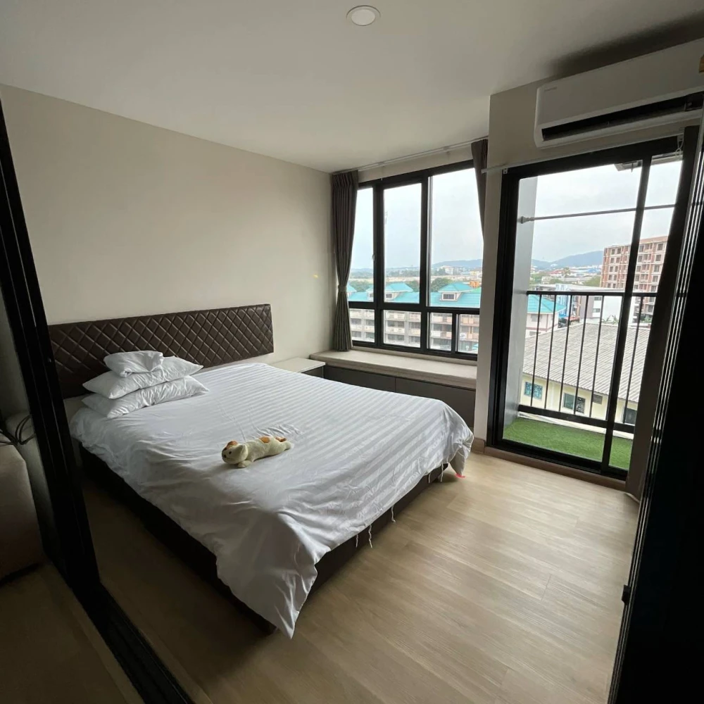 ให้เช่า The Indeed Condo Amata ห้องพร้อมอยู่ ราคาสบายกระเป๋า สิ่งอำนวยความสะดวกพร้อม จองเลย