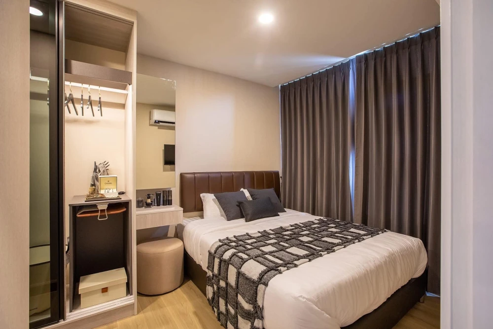 ให้เช่า The Indeed condo park amata  ห้องพร้อมเข้าอยู่ เฟอร์ครบ + เครื่องใช้ไฟฟ้าพร้อม ราคาสบายกระเป๋า ไม่จองคือพลาด!!!