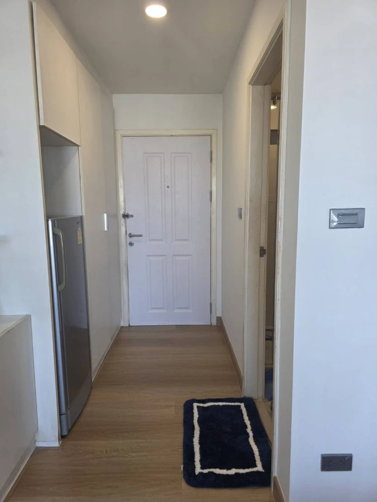 ให้เช่า The Inspire Place ABAC Rama 9 ห้องพร้อมอยู่ เฟอร์ + เครื่อใช้ไฟฟ้าพร้อม ราคาดี จองเลย