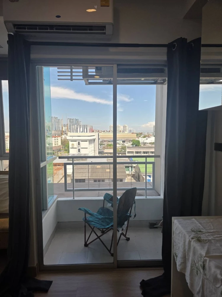 ให้เช่า The Inspire Place ABAC Rama 9 ห้องพร้อมอยู่ เฟอร์ + เครื่อใช้ไฟฟ้าพร้อม ราคาดี จองเลย