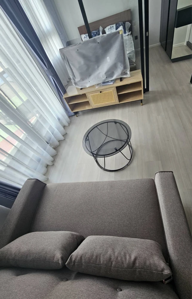 ให้เช่า The Key MRT Phetkasem 48 ห้องพร้อมอยู่ ชั้นสูง พร้อมเฟอร์ จองเลย