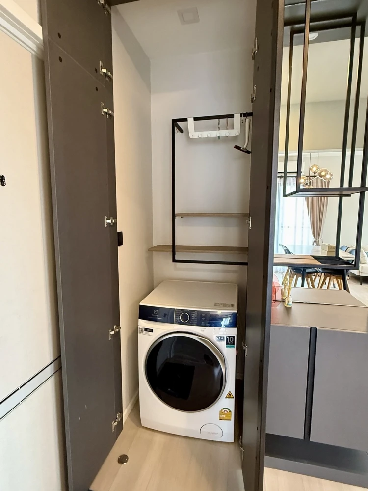 ให้เช่า The Key MRT Phetkasem 48 ห้องมุม เงียบสงบเป็นส่วนตัว ไม่ติดใคร เฟอร์นิเจอร์ Built-in ตกแต่งครบพร้อมอยู่
