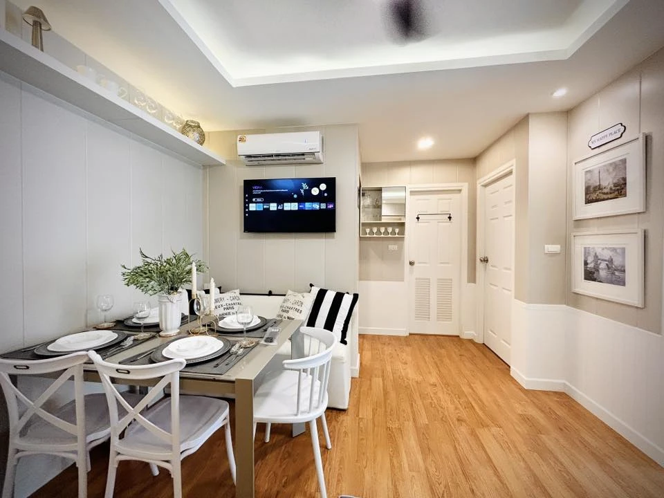 ให้เช่า The Kris Express 2 (Ratchada 19) ห้องมุมคนไม่พลุกพล่าน ตกแต่งเรียบหรูดูแพง พลาดแล้วจะเสียใจ