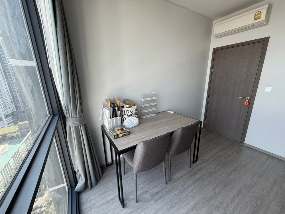 ให้เช่า THE LINE Wongsawang ห้องพร้อมอยู่ เฟอร์พร้อม ชั้นสูงลมดี น่าอยู่ จองเลย