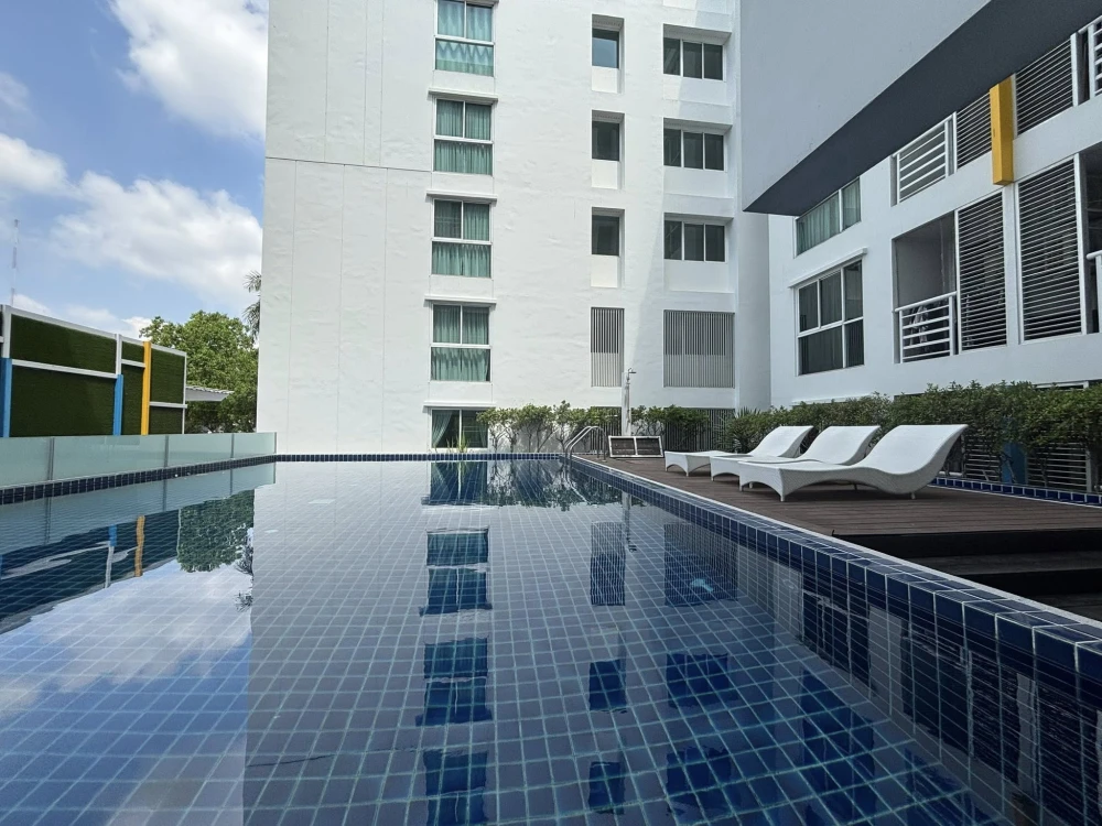 ให้เช่า The Link Condominium Sukhumvit 64  ห้องพร้อมอยู่ ห้องกว้้างอยู่สบาย หิ้วกระเป๋าใบเดียวมาได้เลย++