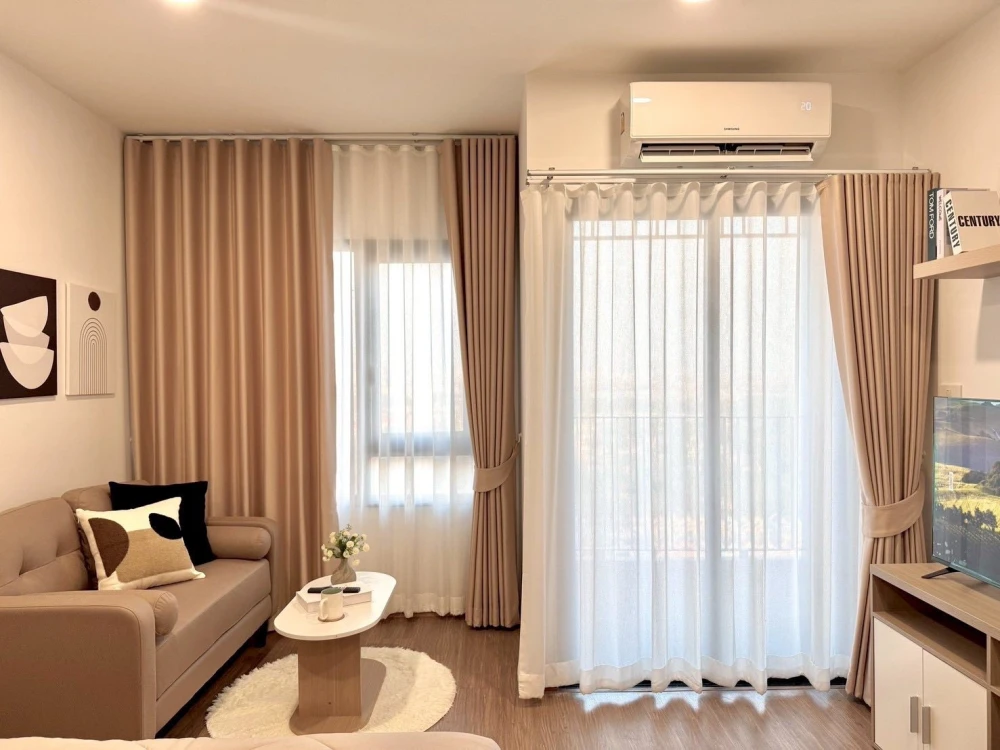 ให้เช่า The Livin Phetkaseam แต่งครบสวยสไตล์มินิมอล ครบจบที่นี่ ลากกระเป๋าเข้าอยู่ได้เลย มาจองด่วนๆ