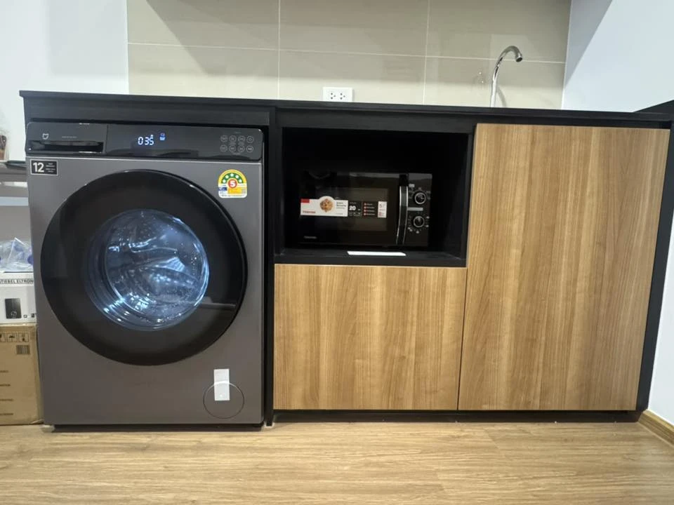 ให้เช่า The Livin Phetkasem ห้องพร้อมอยู่ เฟอร์พร้อม + เครื่องใช้ไฟฟ้าครบ จองเลย