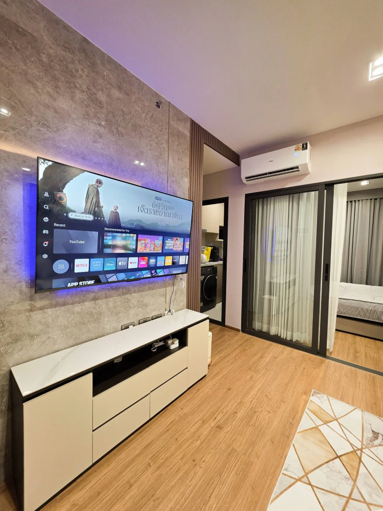 ให้เช่า The Livin Ramkhamhaeng ห้องพักสไตล์ Modern-Luxury ตกแต่งสวยงามพร้อมอยู่ อัดแน่นด้วยแกดเจ็ตล้ำๆ รีบจองเลย