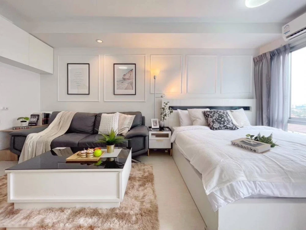 ให้เช่า The Log 3 สุขุมวิท 101/1 ห้องสวยมาก เฟอร์นิเจอร์ index SB หิ้วกระเป๋าเข้าอยู่ได้เลย