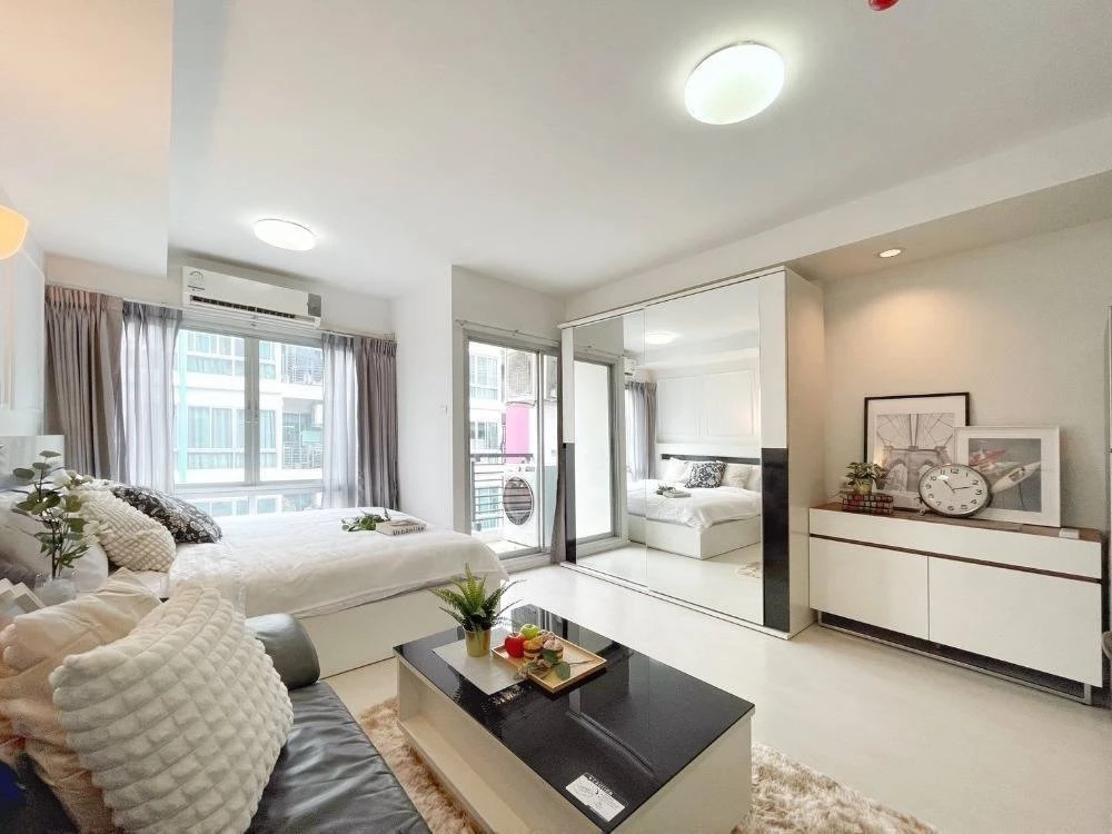 ให้เช่า The Log 3 สุขุมวิท 101/1 ห้องสวยมาก เฟอร์นิเจอร์ index SB หิ้วกระเป๋าเข้าอยู่ได้เลย