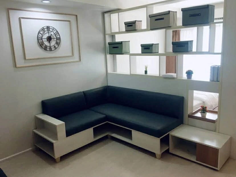 ให้เช่า The Log 3 Sukhumvit 101/1 ห้องพร้อมอยู่ เฟอร์ เครื่องใช้ไฟฟ้าครบ มาแต่ตัวเข้าอยู่ได้เลย