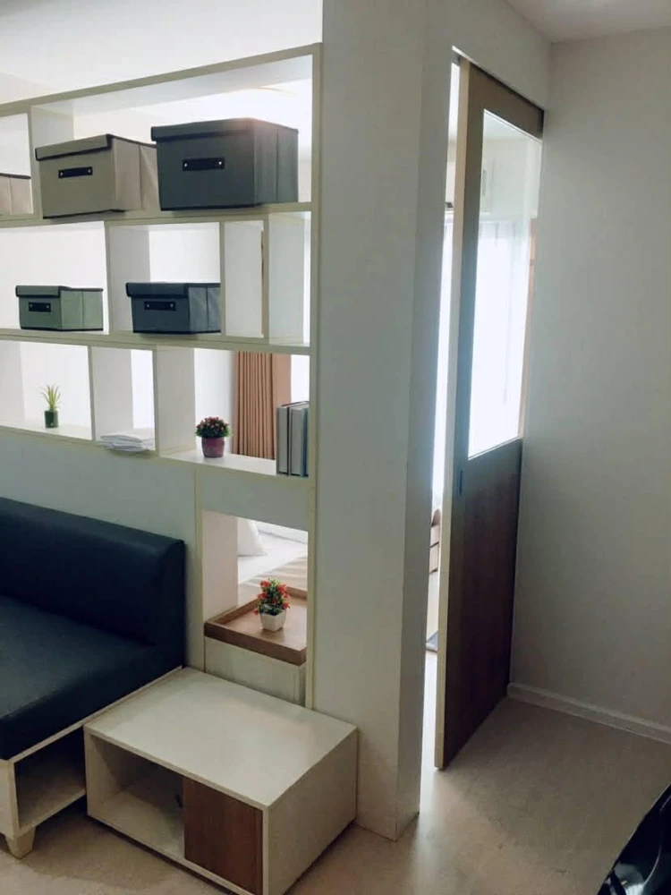 ให้เช่า The Log 3 Sukhumvit 101/1 ห้องพร้อมอยู่ เฟอร์ เครื่องใช้ไฟฟ้าครบ มาแต่ตัวเข้าอยู่ได้เลย