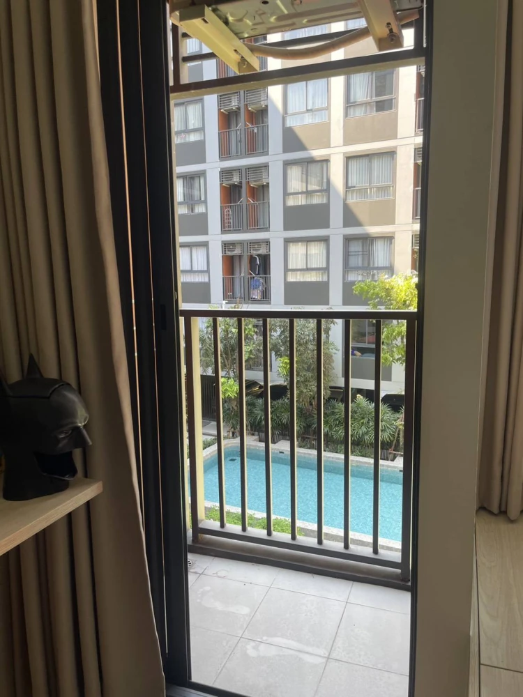 ให้เช่า the muve บางนา วิวสระว่ายน้ำ บรรยากาศชิลสุดๆ เครื่องใช้ไฟฟ้าครบ พร้อมเข้าอยู่