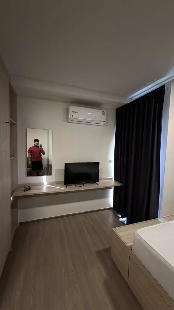 ให้เช่า The muve ราม 22 ชั้น 7 อาคาร B เช้าไม่ร้อน ลมโกรก โดดแดดตอนบ่าย น่าจองสุดๆ