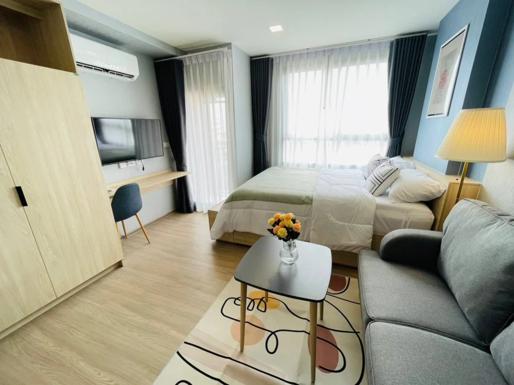 ให้เช่า The MUVE Bangna  ห้องพร้อมอยู่ สิ่งอำนวยความสะดวกครบครัน จองเลย