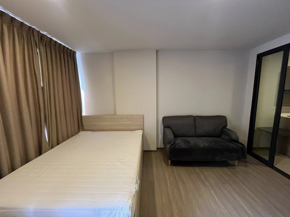 For rent: The MUVE Bangna, 1 bedroom, 1 bathroom. High-quality built-in furniture and complete amenities. Don't miss out!