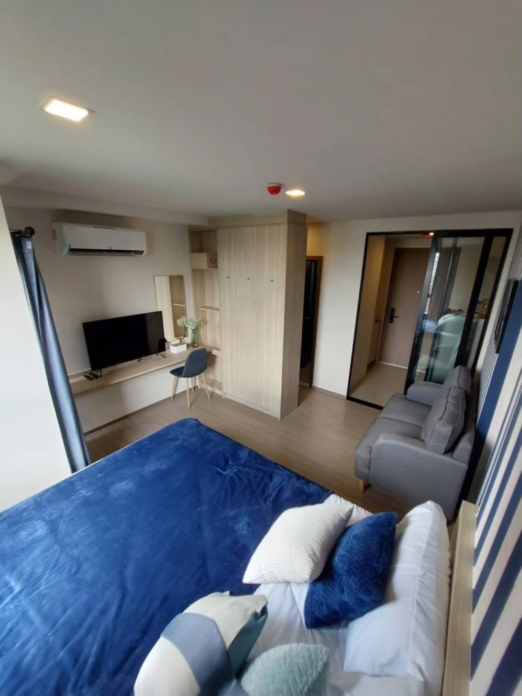 ให้เช่า The muve kaset ห้องน่าอยู่ เฟอร์พร้อม จองเลย