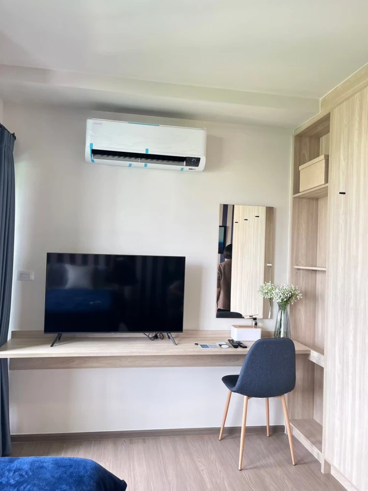 ให้เช่า The muve kaset ห้องน่าอยู่ เฟอร์พร้อม จองเลย