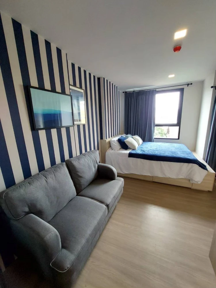 ให้เช่า The muve kaset ห้องน่าอยู่ เฟอร์พร้อม จองเลย