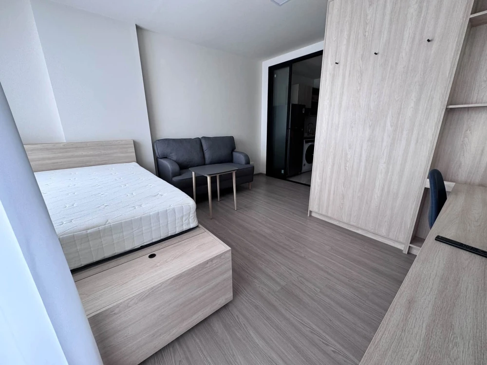 ให้เช่า THE MUVE Sukhumvit 107 ห้องชั้น 5 มาพร้อมสิ่งอำนวยความสะดวกครบครัน หิ้วกระเป๋าเข้าอยู่ได้เลยจ้า