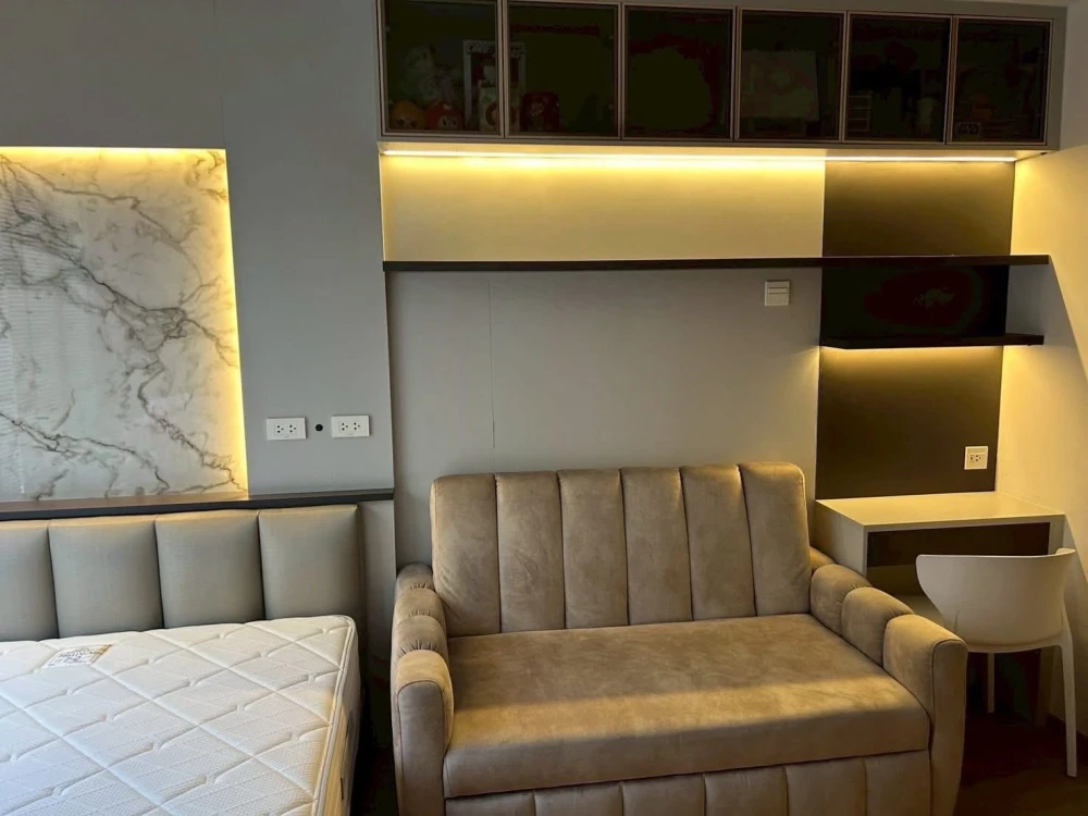 ให้เช่า The Nest Chula Samyan ห้องสตูดิโอ ชั้น 7 ตกแต่งคุมโทน เฟอร์นิเจอร์ครบครัน รีบจองเลยตอนนี้