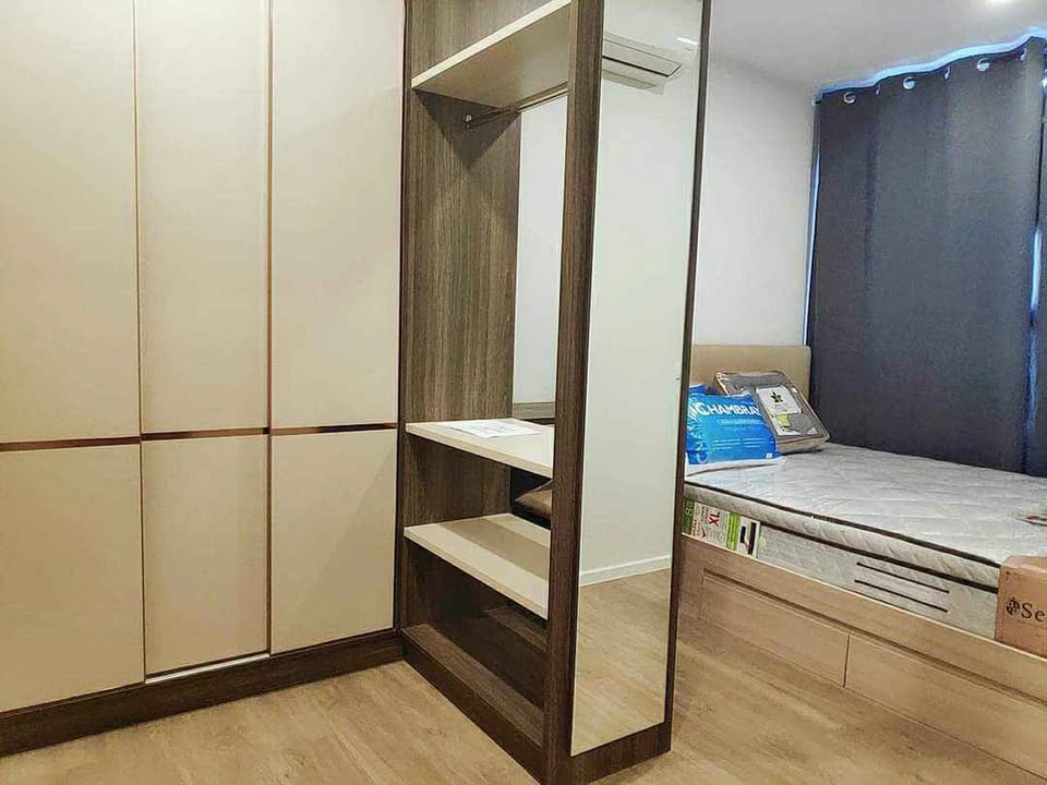 ให้เช่า The Nest Sukhumvit 64 ตกแต่งสไตล์โมเดิร์น เฟอร์ครบ หิ้วกระเป๋าใบเดียวเข้าอยู่ได้เลย