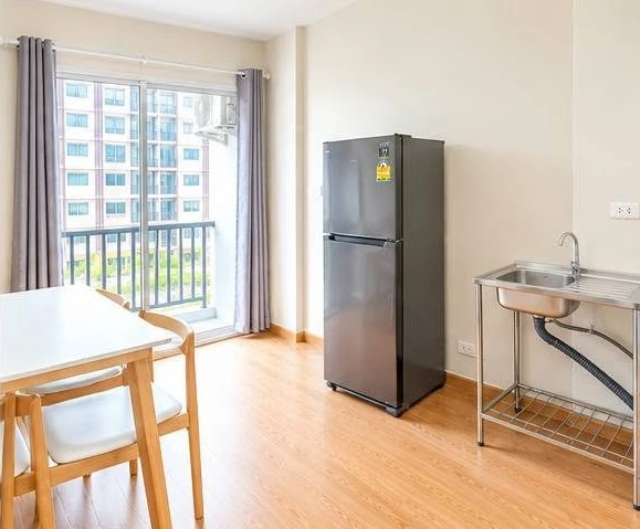 ให้เช่า The NHA Condo Prachanivect 3 ห้องกว้าง พร้อมเฟอร์ครบเซต ไม่จองถือว่าผิด