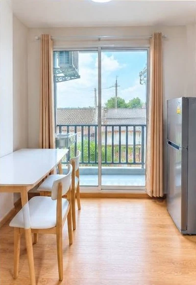 ให้เช่า The NHA Condo Prachanivect 3 ในห้องมีเฟอร์นิเจอร์ครบครัน มาแต่ตัวเข้าอยู่ได้เลย