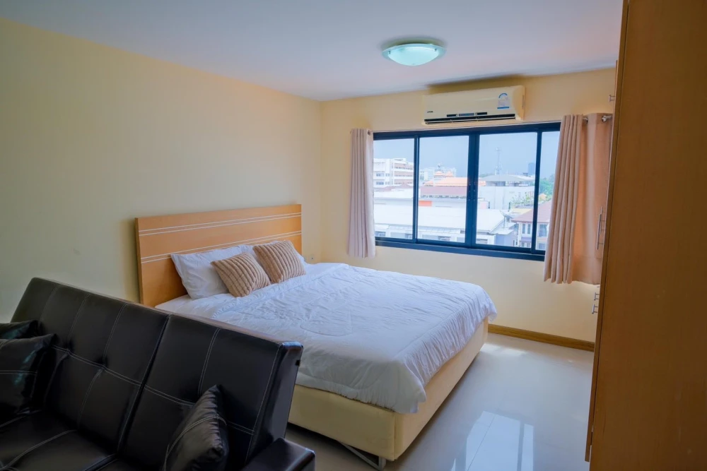 ให้เช่า The North Park Condominium ห้องสตูดิโอ ชั้น 7 เฟอร์นิเจอร์ครบครัน หิ้วกระเป๋าเข้าอยู่ได้เลยจ้า