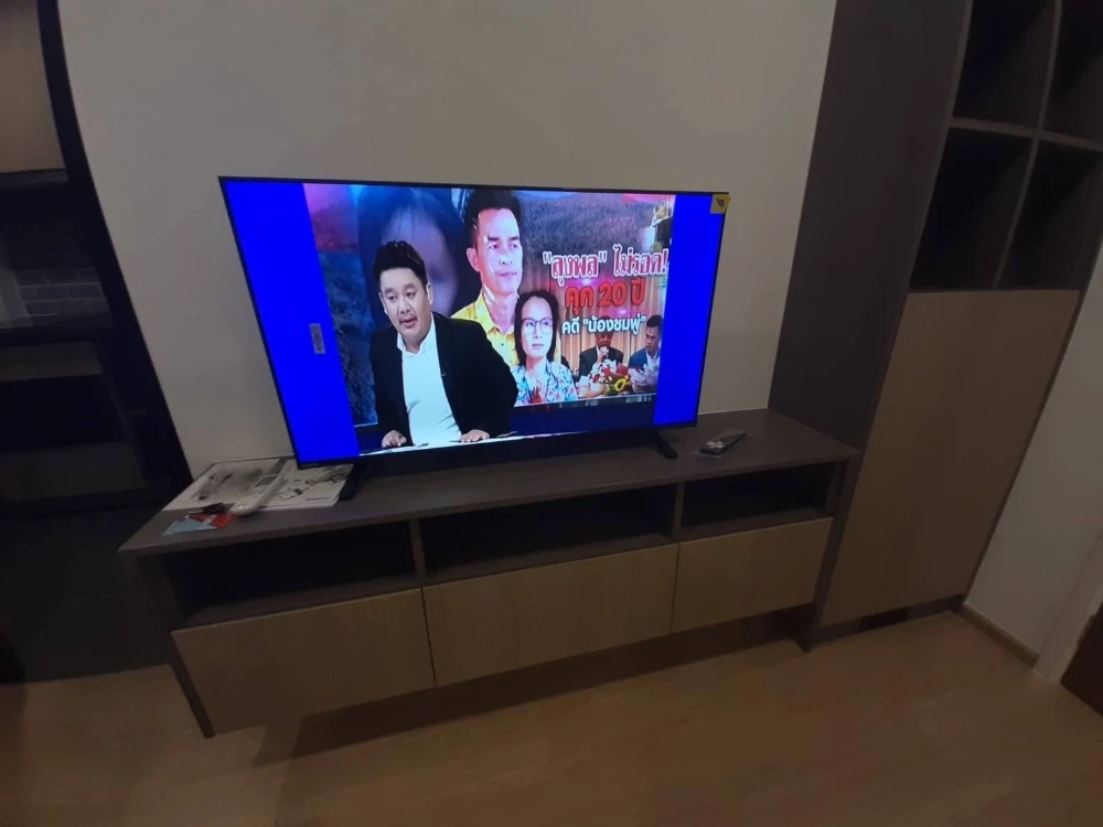 ให้เช่า The One Plus Grand Ramkhamhaeng ชั้น 6 ห้องกั้น แต่งครบ น่าอยู่ จองเลย ด่วนๆ