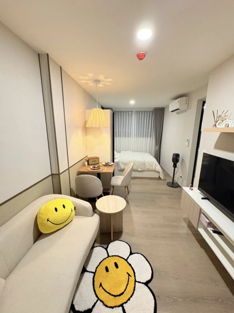 ให้เช่า The Origin สุขุมวิท–แพรกษา ห้อง Studio ชั้น 15 ได้วิวสูง เฟอร์ เครื่องใช้ไฟฟ้าครบ รีบมาจองได้แล้ว