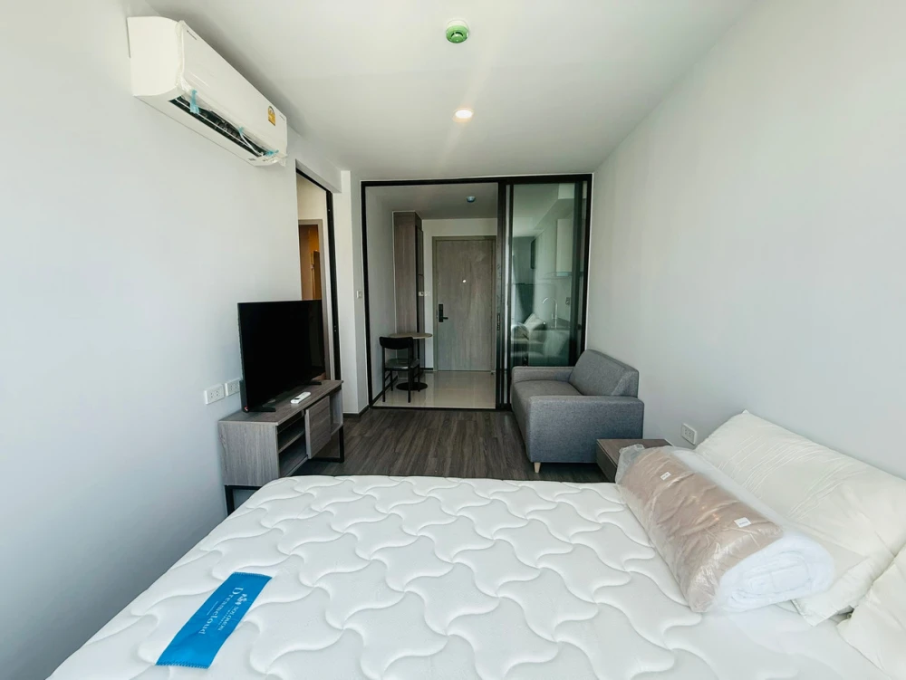 ให้เช่า THE ORIGIN Ladprao 15 ชั้น 8 วิวเมือง แต่งครบ สนใจจองเลย ห้ามพลาด