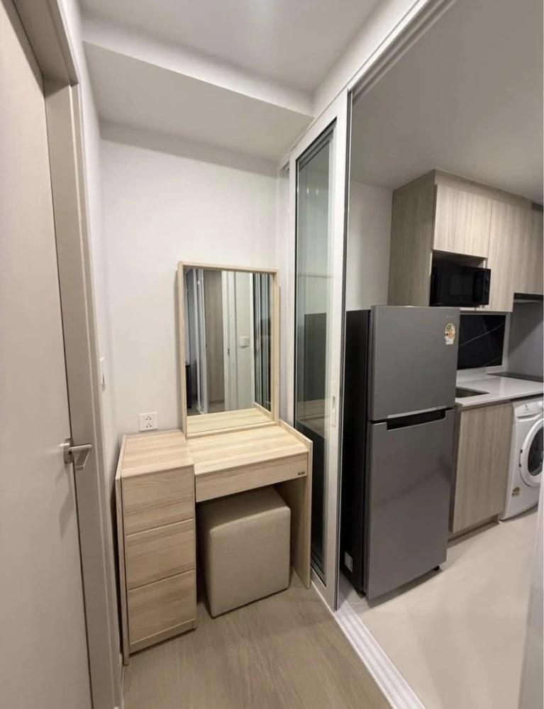 ให้เช่า The Origin Phahol 57 ห้องพร้อมอยู่ เฟอร์ เครื่องใช้ไฟฟ้าครบ มาแต่ตัวเข้าอยู่ได้เลย คุณต้องจอง