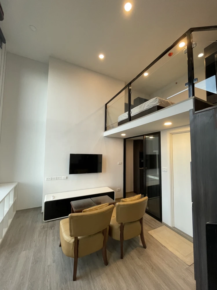 ให้เช่า The Origin Plug & Play Ramintra ห้องน่าอยู่ เพดานสูงโปร่งโล่ง วิวสวยไม่บล็อค รีบจองเลยตอนนี้