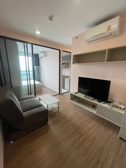 ให้เช่า The Origin ram 209 Interchange แบบ 1 ห้องนอน 1 ห้องน้ำ ตกแต่งครบครัน สนใจจองเลย