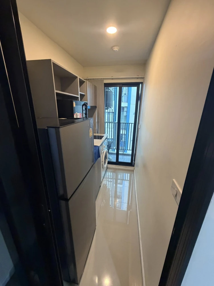 ให้เช่า The Origin Ramintra 83 Station ห้องพร้อมอยู่ เครื่องใช้ไฟฟ้า และเฟอร์นิเจอร์ครบครัน จองเลย