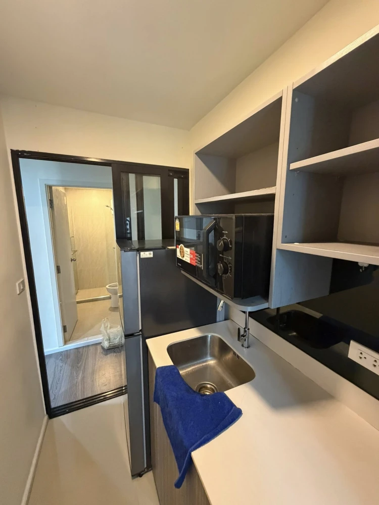 ให้เช่า The Origin Ramintra 83 Station ห้องพร้อมอยู่ เครื่องใช้ไฟฟ้า และเฟอร์นิเจอร์ครบครัน จองเลย