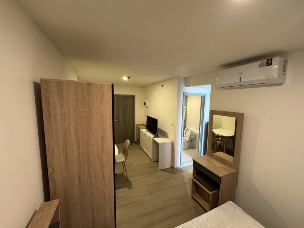 ให้เช่า The Origin Sukhumvit - Praksa ห้องน่าอยู่ ชั้น 12 มาพร้อมเฟอร์นิเจอร์ครบครัน หิ้วกระเป๋าเข้าอยู่ได้เลยจ้า