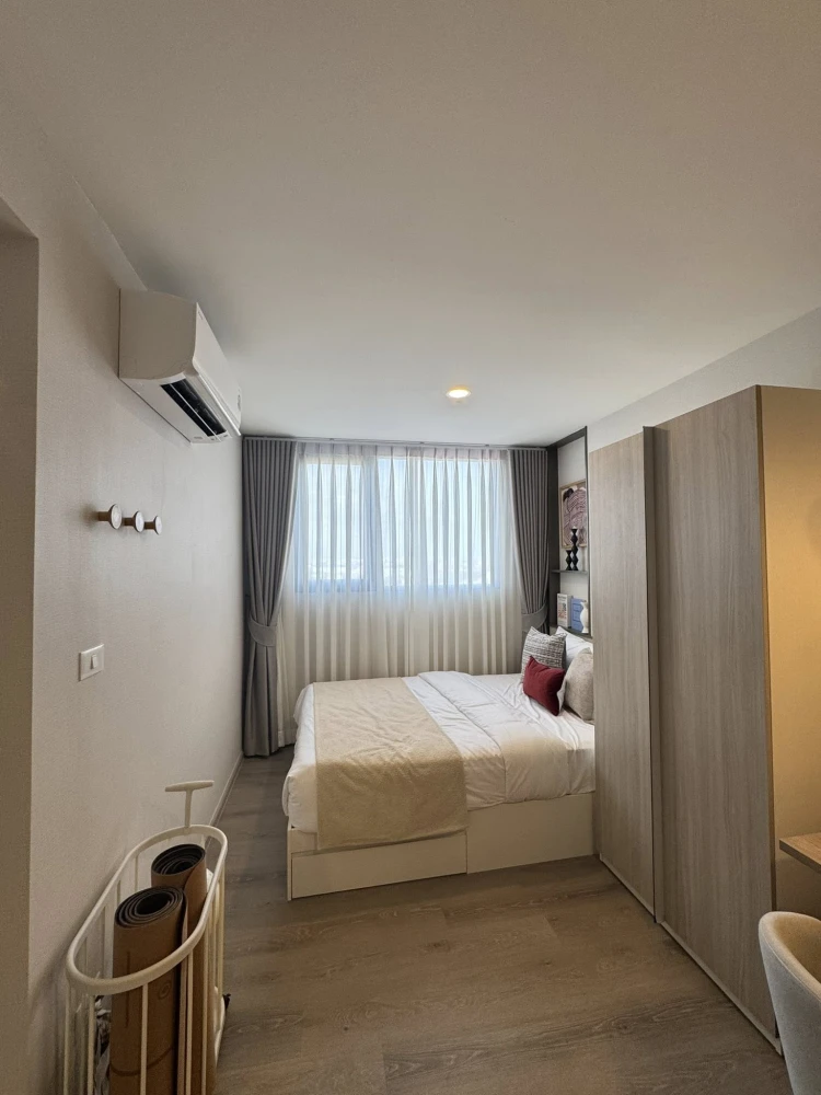 ให้เช่า The Origin Sukhumvit - Praksa ห้องน่าอยู่ ชั้น 31 บิ้วอินอย่างดี เห็นวิวเมืองสวย ห้ามพลาด