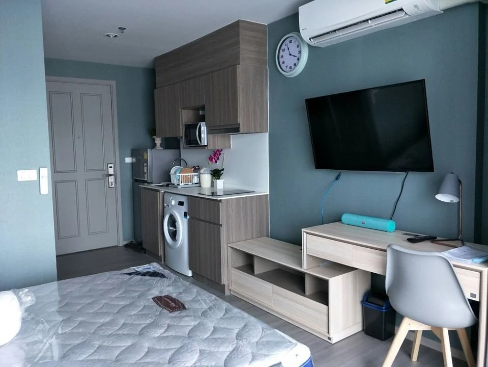 ให้เช่า The Parkland Charan–Pinklao ชั้น 8 วิวเมือง มาพร้อมการตกแต่งที่ครบครัน จองเลย