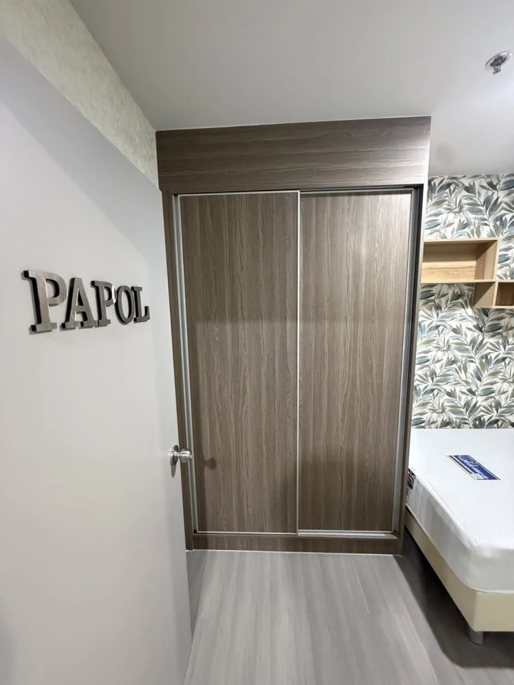 ให้เช่า The Parkland Charan–Pinklao  ห้องกว้าง จัดสรรพื้นที่ดี มี Built-in และพื้นที่เก็บของครบ 2 ห้องนอนแยกเป็นสัดส่วน