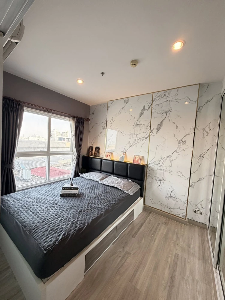 ให้เช่า The Parkland Ratchada-Wongsawang ห้องแต่งสวย บิ้วอินผนังลายหินอ่อนอย่างดี จองเลย