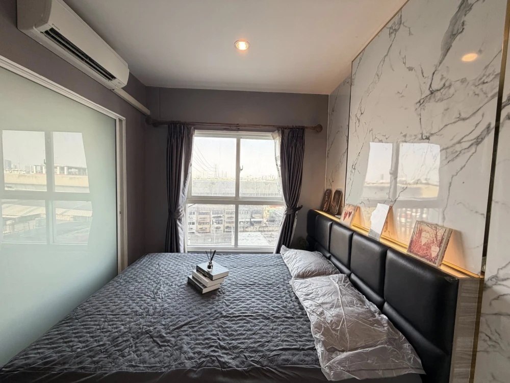 ให้เช่า The Parkland Ratchada-Wongsawang ห้องแต่งสวย บิ้วอินผนังลายหินอ่อนอย่างดี จองเลย