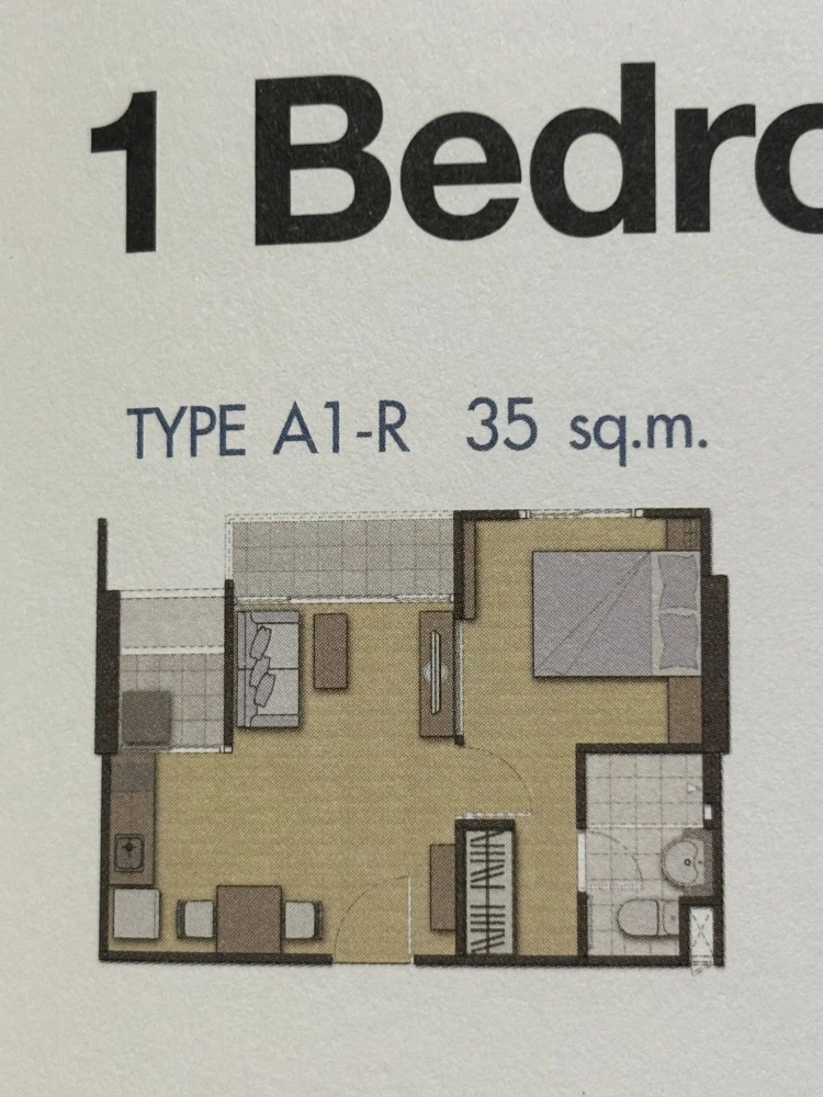 ให้เช่า The Parkland Srinakarin Lakeside ห้องกว้างอยู่สบาย ไม่อึดอัด พร้อมเฟอร์ฯครบชุด ต้องจอง